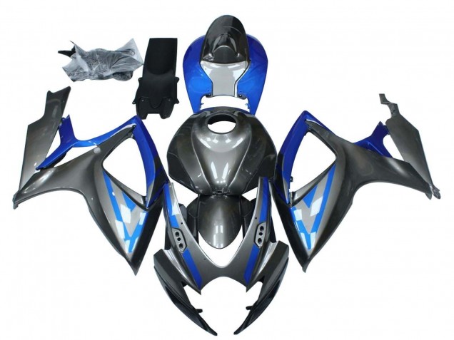 Discount 2006-2007 Blue Grey Black Suzuki GSXR 600 / GSXR 750 Motorcycle Fairings Canada