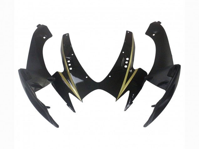 Discount 2006-2007 Glossy Black Gold Stripe Suzuki GSXR 600 / GSXR 750 Motorcycle Fairings Canada