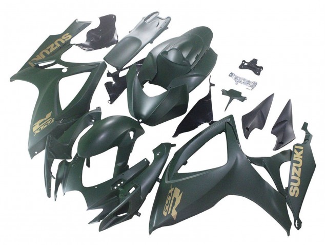 Discount 2006-2007 Matte Army Green Suzuki GSXR 600 / GSXR 750 Motorcycle Fairings Canada