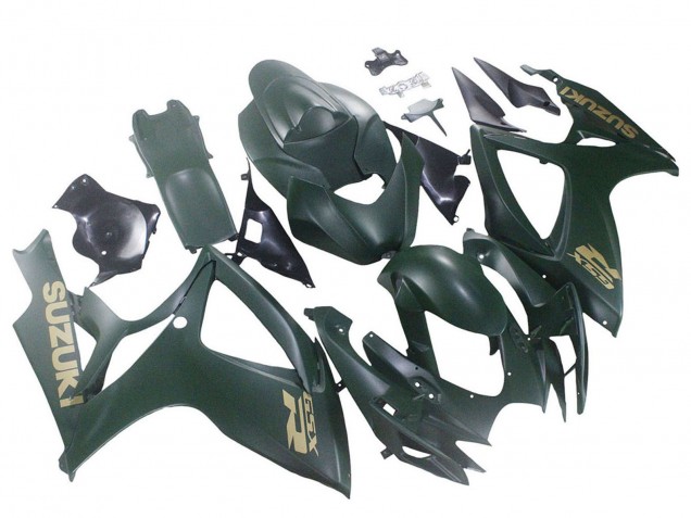 Discount 2006-2007 Matte Army Green Suzuki GSXR 600 / GSXR 750 Motorcycle Fairings Canada