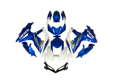 Discount 2006-2007 White Blue Suzuki GSXR 600 / GSXR 750 Motorcycle Fairings Canada