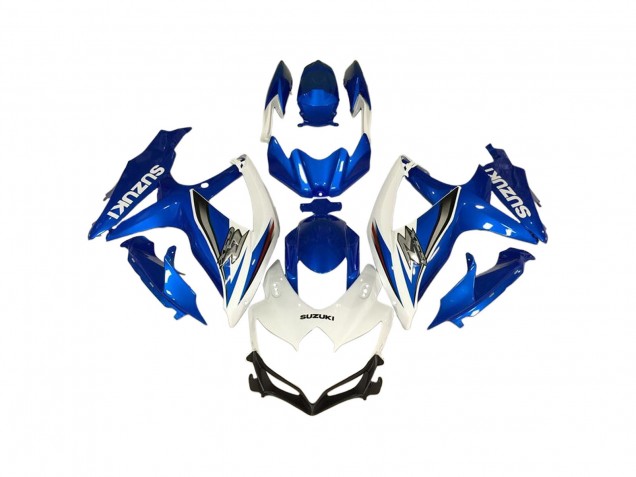Discount 2006-2007 White Blue Suzuki GSXR 600 / GSXR 750 Motorcycle Fairings Canada