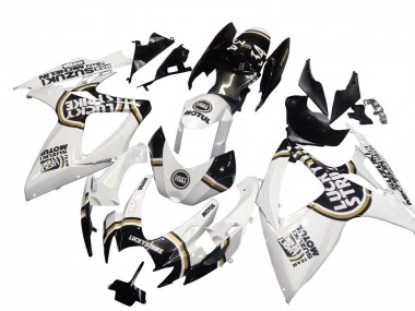 Discount 2006-2007 White Black Lucky Strike Motul Suzuki GSXR 600 / GSXR 750 Motorcycle Fairings Canada