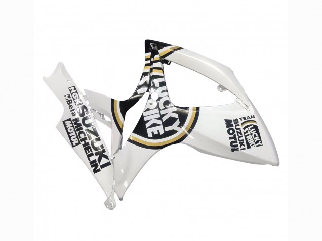 Discount 2006-2007 White Black Lucky Strike Motul Suzuki GSXR 600 / GSXR 750 Motorcycle Fairings Canada