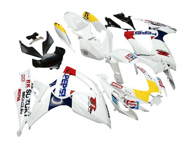 Discount 2006-2007 White Red Yellow Motul Suzuki GSXR 600 / GSXR 750 Motorcycle Fairings Canada