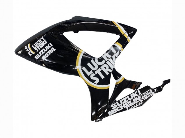 Discount 2006-2007 Glossy Black White Motul Lucky Strike Suzuki GSXR 600 / GSXR 750 Motorcycle Fairings Canada