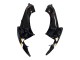 Discount 2006-2007 Glossy Black White Motul Lucky Strike Suzuki GSXR 600 / GSXR 750 Motorcycle Fairings Canada