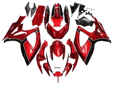 Discount 2006-2007 Red Black Suzuki GSXR 600 / GSXR 750 Motorcycle Fairings Canada