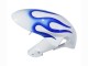 Discount 2006-2007 White Blue Flame Suzuki GSXR 600 / GSXR 750 Motorcycle Fairings Canada