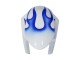 Discount 2006-2007 White Blue Flame Suzuki GSXR 600 / GSXR 750 Motorcycle Fairings Canada