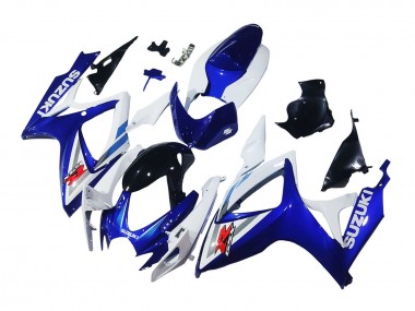 Discount 2006-2007 White Blue Glossy Black Red Suzuki GSXR 600 / GSXR 750 Motorcycle Fairings Canada