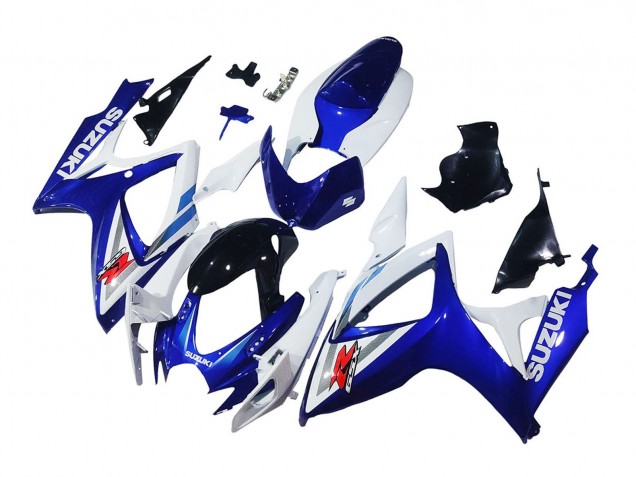Discount 2006-2007 White Blue Glossy Black Red Suzuki GSXR 600 / GSXR 750 Motorcycle Fairings Canada