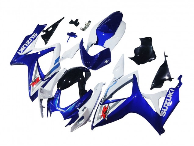 Discount 2006-2007 White Blue Glossy Black Red Suzuki GSXR 600 / GSXR 750 Motorcycle Fairings Canada