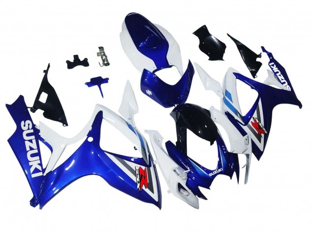 Discount 2006-2007 White Blue Glossy Black Red Suzuki GSXR 600 / GSXR 750 Motorcycle Fairings Canada