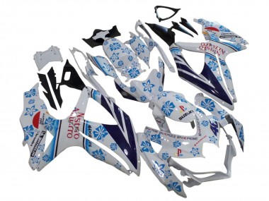 Discount 2006-2007 White Blue Black Red Nastro Azzurro Suzuki GSXR 600 / GSXR 750 Motorcycle Fairings Canada