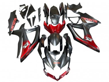 Discount 2008-2010 Matte Black Red Suzuki GSXR 600 / GSXR 750 Motorcycle Fairings Canada