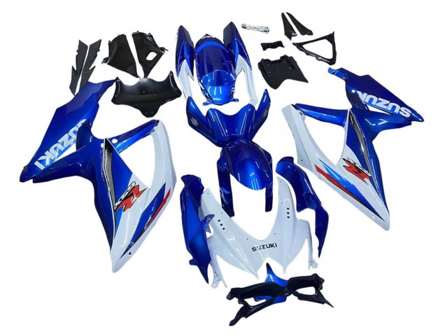 Discount 2008-2010 Blue White Red Suzuki GSXR 600 / GSXR 750 Motorcycle Fairing Kits Canada