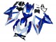 Discount 2008-2010 Blue White Red Suzuki GSXR 600 / GSXR 750 Motorcycle Fairing Kits Canada