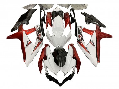 Discount 2008-2010 White Orange Glossy Black Suzuki GSXR 600 / GSXR 750 Motorcycle Fairings Canada