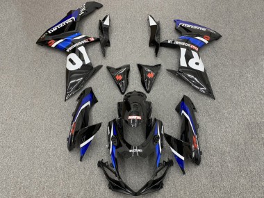 Discount 2008-2010 Glossy Black White Blue Red Suzuki GSXR 600 / GSXR 750 Motorcycle Fairings Canada