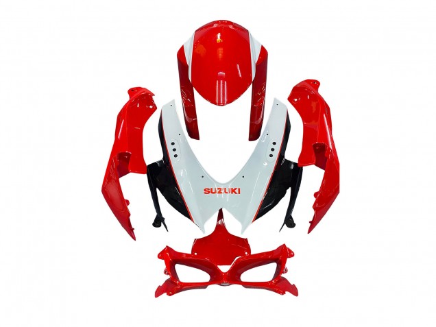Discount 2008-2010 White Red Black Suzuki GSXR 600 / GSXR 750 Motorcycle Fairings Canada