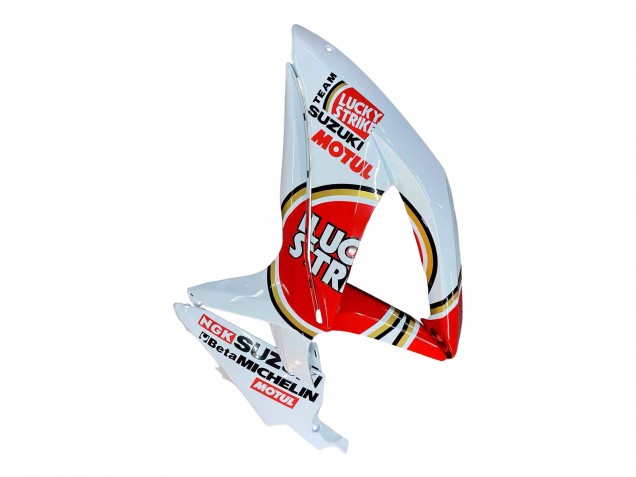 Discount 2008-2010 White Red Motul Lucky Strike Suzuki GSXR 600 / GSXR 750 Motorcycle Fairings Canada