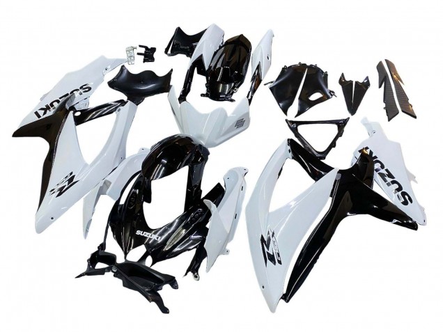 Discount 2008-2010 White Black Suzuki GSXR 600 / GSXR 750 Motorcycle Fairing Canada