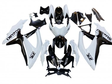 Discount 2008-2010 White Black Suzuki GSXR 600 / GSXR 750 Motorcycle Fairing Canada