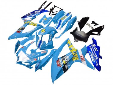 Discount 2008-2010 Blue Yellow Rizla Suzuki GSXR 600 / GSXR 750 Motorcycle Fairings Canada