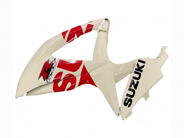 Discount 2008-2010 Cream White Red Black Suzuki GSXR 600 / GSXR 750 Motorcycle Fairings Canada