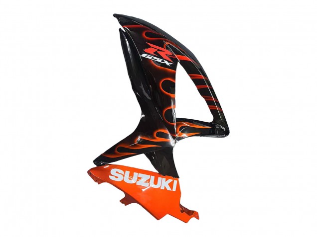 Discount 2008-2010 Glossy Black Orange Flame Suzuki GSXR 600 / GSXR 750 Motorcycle Fairings Canada