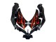 Discount 2008-2010 Glossy Black Orange Flame Suzuki GSXR 600 / GSXR 750 Motorcycle Fairings Canada