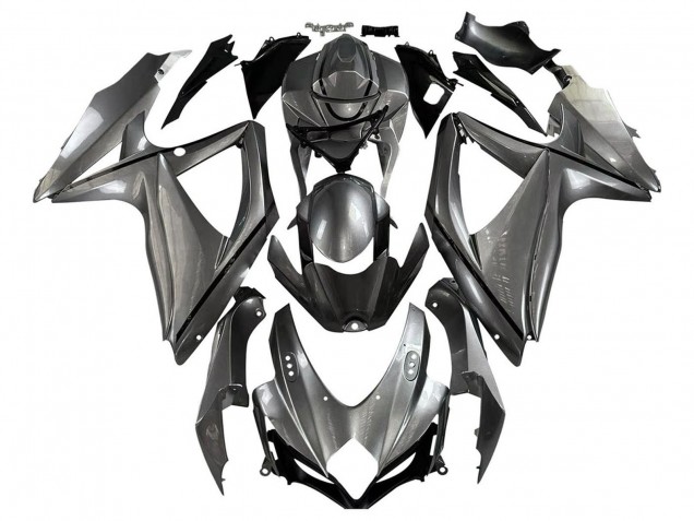 Discount 2008-2010 Matte Grey Black Suzuki GSXR 600 / GSXR 750 Motorcycle Fairings Canada