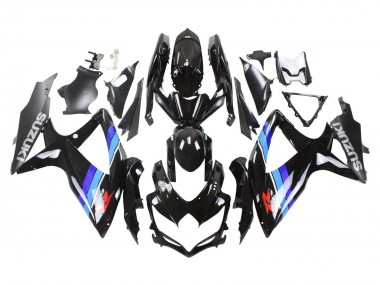 Discount 2008-2010 Glossy Black Blue Suzuki GSXR 600 / GSXR 750 Motorcycle Fairings Canada