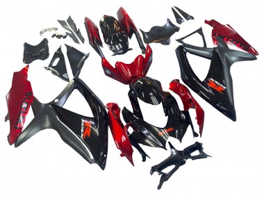 Discount 2008-2010 Red Glossy Black Suzuki GSXR 600 / GSXR 750 Motorcycle Fairing Canada