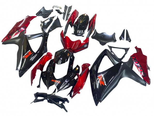 Discount 2008-2010 Red Glossy Black Suzuki GSXR 600 / GSXR 750 Motorcycle Fairing Canada
