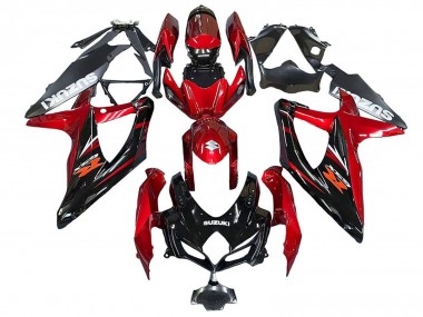 Discount 2008-2010 Red Glossy Black Suzuki GSXR 600 / GSXR 750 Motorcycle Fairings Canada
