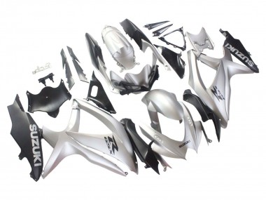 Discount 2008-2010 Silver Matte Black Suzuki GSXR 600 / GSXR 750 Motorcycle Fairings Canada
