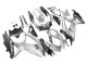 Discount 2008-2010 Silver Matte Black Suzuki GSXR 600 / GSXR 750 Motorcycle Fairings Canada