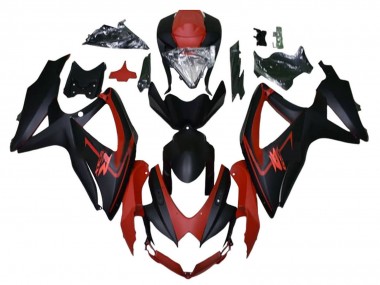 Discount 2008-2010 Maroon Red Matte Black Suzuki GSXR 600 / GSXR 750 Motorcycle Fairings Canada