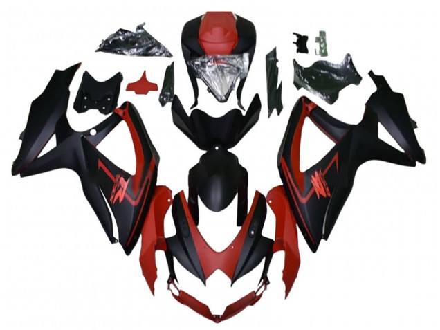 Discount 2008-2010 Maroon Red Matte Black Suzuki GSXR 600 / GSXR 750 Motorcycle Fairings Canada