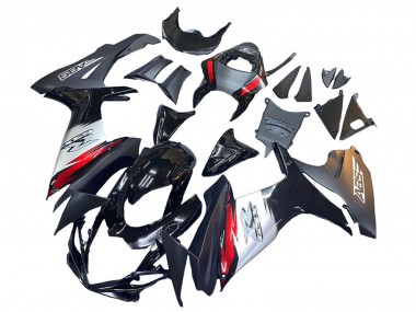 Discount 2011-2024 Glossy Black Forged Carbon Fiber Silver Red Suzuki GSXR 600 / GSXR 750 Motorcycle Fairings Canada