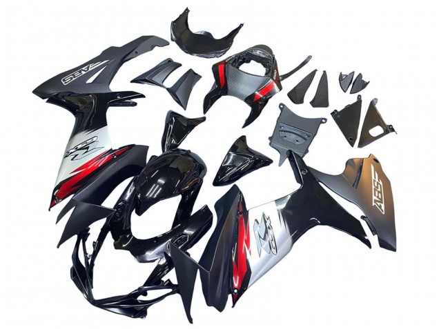 Discount 2011-2024 Glossy Black Forged Carbon Fiber Silver Red Suzuki GSXR 600 / GSXR 750 Motorcycle Fairings Canada