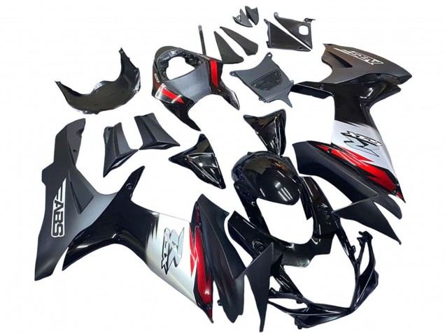 Discount 2011-2024 Glossy Black Forged Carbon Fiber Silver Red Suzuki GSXR 600 / GSXR 750 Motorcycle Fairings Canada