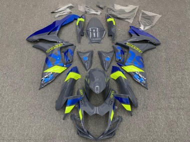 Discount 2011-2024 Dark Nardo Grey Blue Fluorescent Yellow Suzuki GSXR 600 / GSXR 750 Motorcycle Fairings Canada
