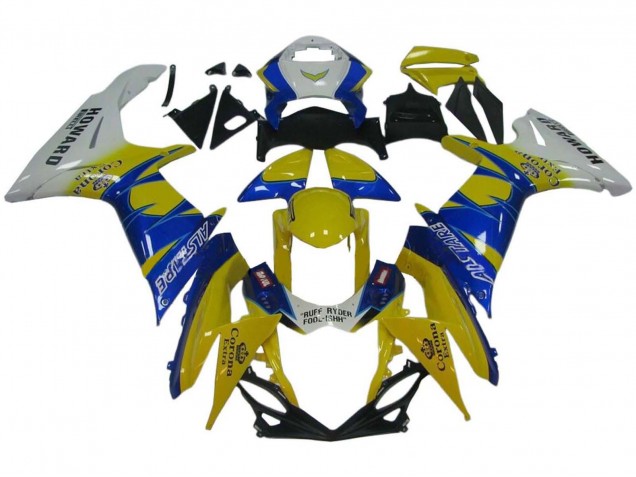 Discount 2011-2024 White Yellow Blue Alstare Corona Extra Suzuki GSXR 600 / GSXR 750 Motorcycle Fairings Canada