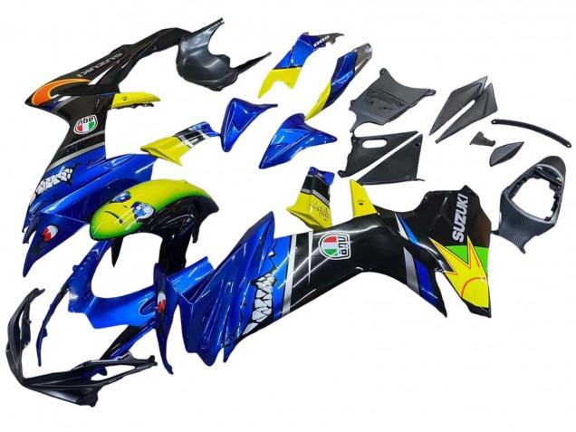 Discount 2011-2024 Blue Yellow Suzuki GSXR 600 / GSXR 750 Motorcycle Fairings Canada