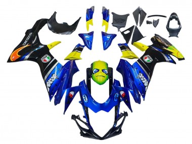 Discount 2011-2024 Blue Yellow Suzuki GSXR 600 / GSXR 750 Motorcycle Fairings Canada