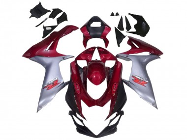 Discount 2011-2024 Red Silver Suzuki GSXR 600 / GSXR 750 Motorcycle Fairings Canada