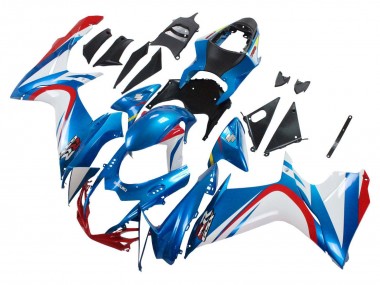 Discount 2011-2024 Blue White Red Suzuki GSXR 600 / GSXR 750 Motorcycle Fairings Canada